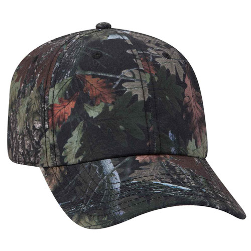Ottocap 103-1263 - Camouflage Polyester Canvas Low Profile Cap